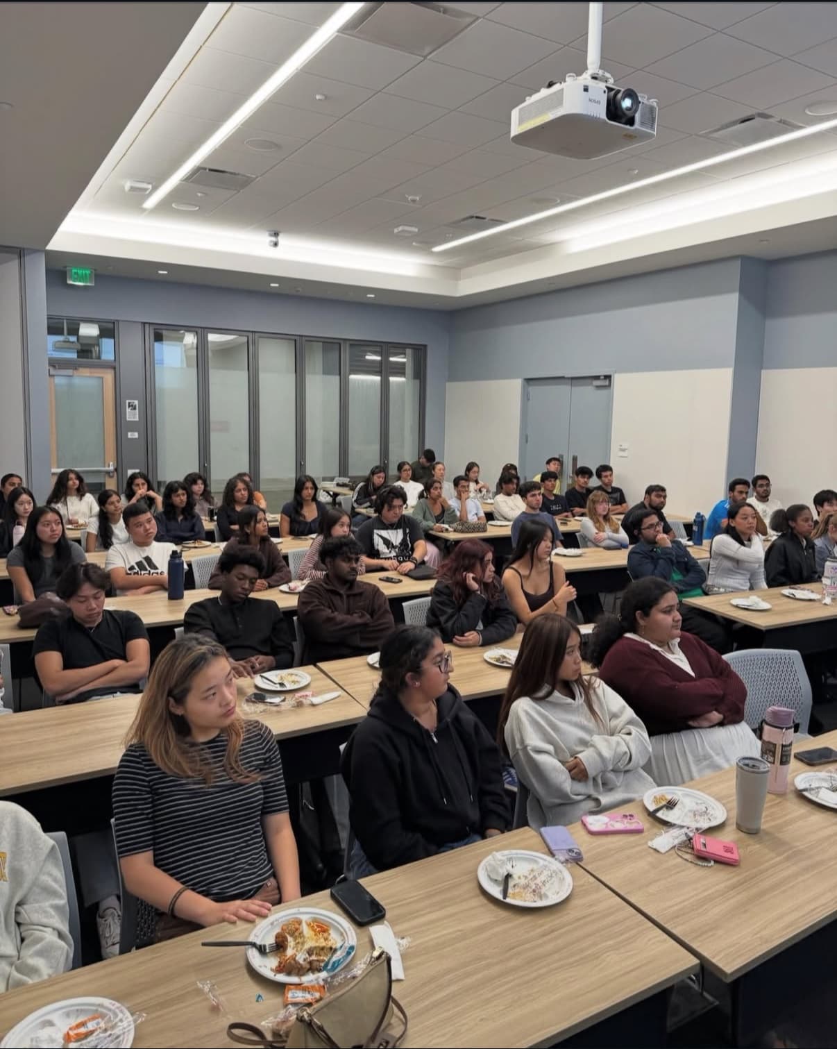 Students attending a previous in-person LabLink meeting
